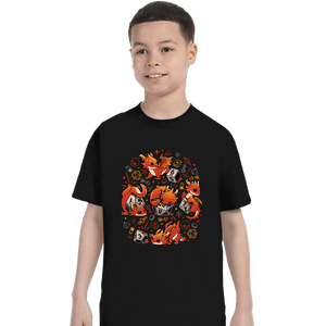Daily_Deal_Shirts T-Shirts, Youth / XS / Black Tiny Dragon Dice