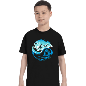 Daily_Deal_Shirts T-Shirts, Youth / XS / Black Yin Yang Of Water