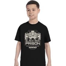 Load image into Gallery viewer, Shirts T-Shirts, Youth / XS / Black Prison Security Robots
