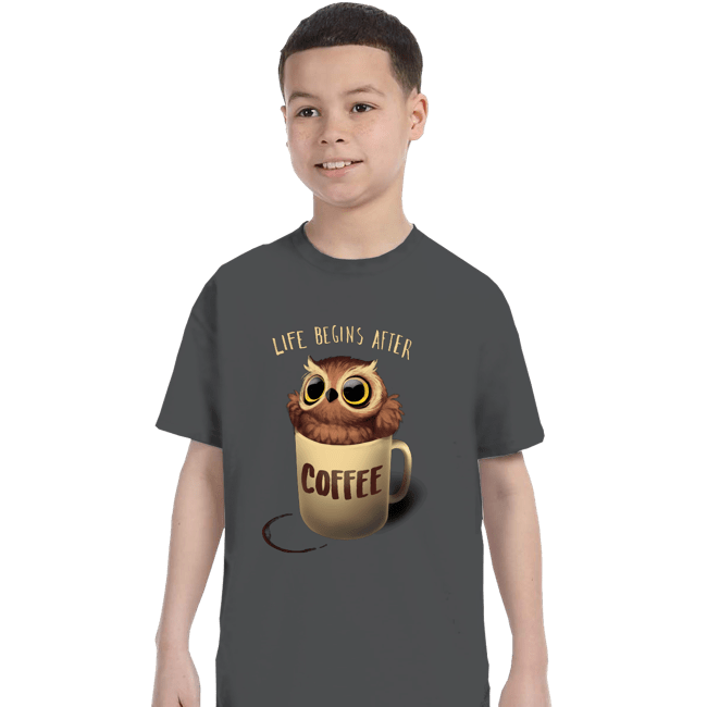 Shirts T-Shirts, Youth / XS / Charcoal Night Owl