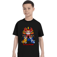 Load image into Gallery viewer, Daily_Deal_Shirts T-Shirts, Youth / XS / Black Chibi Megazord
