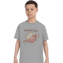 Load image into Gallery viewer, Shirts T-Shirts, Youth / XL / Sports Grey Anatomy Of The D20
