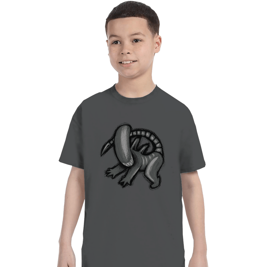Shirts T-Shirts, Youth / XL / Charcoal The Xeno King