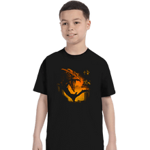 Load image into Gallery viewer, Daily_Deal_Shirts T-Shirts, Youth / XS / Black Rodan Kaiju
