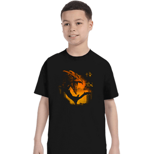 Daily_Deal_Shirts T-Shirts, Youth / XS / Black Rodan Kaiju