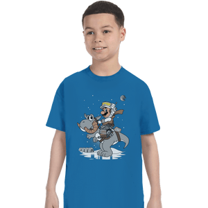 Secret_Shirts T-Shirts, Youth / XS / Sapphire Mushroom Kingdom Strikes Back