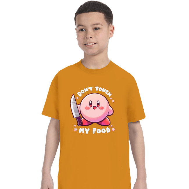 Secret_Shirts T-Shirts, Youth / XS / Gold Don't Touch My Food!