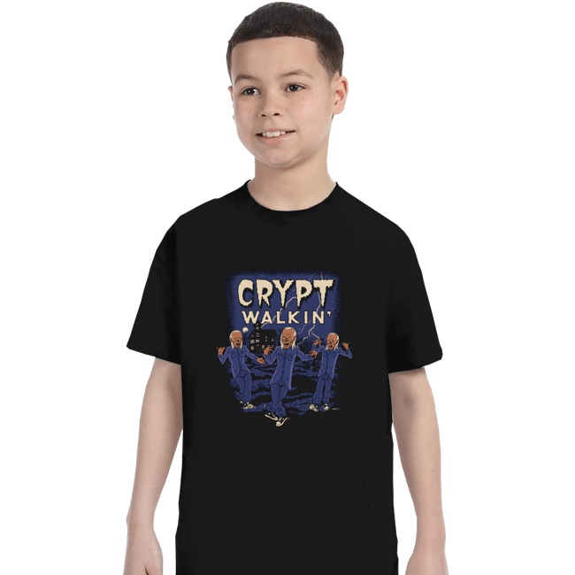 Daily_Deal_Shirts T-Shirts, Youth / XS / Black Crypt Walkin'