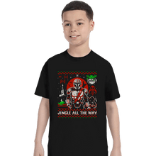 Load image into Gallery viewer, Secret_Shirts T-Shirts, Youth / XS / Black Jingle All The Way
