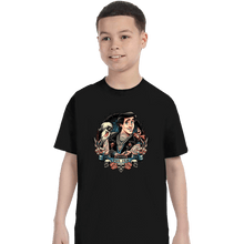 Load image into Gallery viewer, Daily_Deal_Shirts T-Shirts, Youth / XS / Black Explore The Sea
