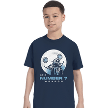 Load image into Gallery viewer, Shirts T-Shirts, Youth / XS / Navy Emil Weapon Number 7
