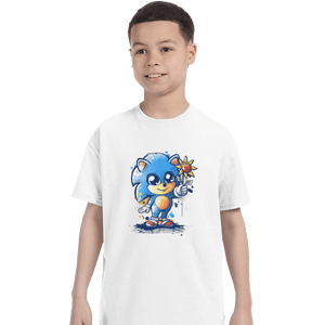 Shirts T-Shirts, Youth / XL / White Little Baby Hedgehog
