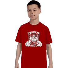 Load image into Gallery viewer, Shirts T-Shirts, Youth / XS / Red Prime&#39;s Gym
