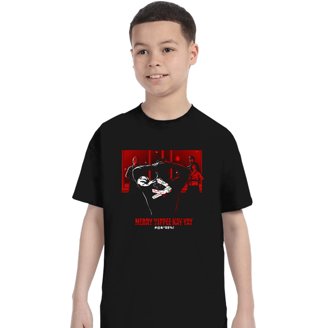 Daily_Deal_Shirts T-Shirts, Youth / XS / Black Merry Yippee Kay Yay