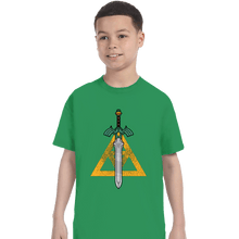 Load image into Gallery viewer, Daily_Deal_Shirts T-Shirts, Youth / XS / Irish Green The Sword
