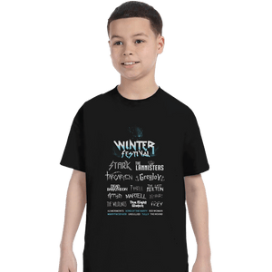 Shirts T-Shirts, Youth / XS / Black Winter Festival