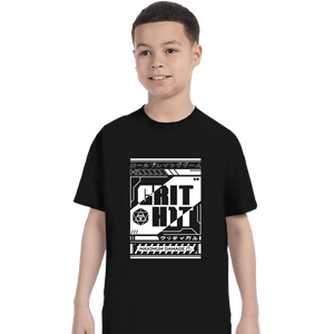 Shirts T-Shirts, Youth / XS / Black Cyberpunk Critical Hit