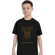 Load image into Gallery viewer, Shirts T-Shirts, Youth / XL / Black Magic Christmas
