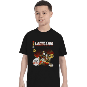 Shirts T-Shirts, Youth / XL / Black Lemillion