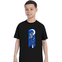 Load image into Gallery viewer, Shirts T-Shirts, Youth / XS / Black Inked Moon
