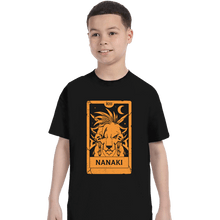 Load image into Gallery viewer, Daily_Deal_Shirts T-Shirts, Youth / XS / Black Nanaki Tarot Card
