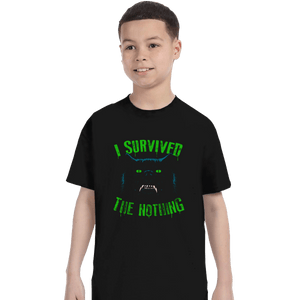 Shirts T-Shirts, Youth / XL / Black I Survived The Nothing