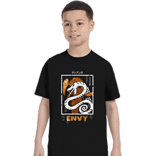 Load image into Gallery viewer, Shirts T-Shirts, Youth / XS / Black Sin of Envy Serpent
