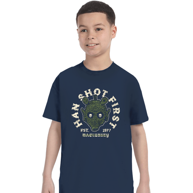 Daily_Deal_Shirts T-Shirts, Youth / XS / Navy Han Sho7 Firs7