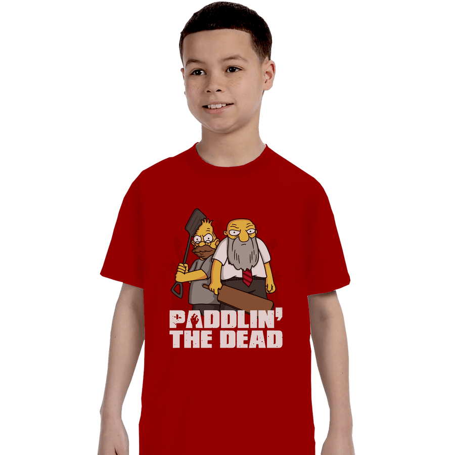 Shirts T-Shirts, Youth / Small / Red Paddlin' The Dead