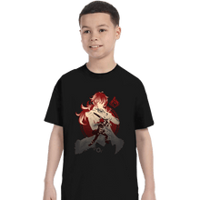 Load image into Gallery viewer, Shirts T-Shirts, Youth / XS / Black Dark Side of Dawn Diluc
