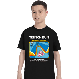 Shirts T-Shirts, Youth / XS / Black Trench Run
