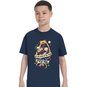 Secret_Shirts T-Shirts, Youth / XS / Navy The Warrior Of Love