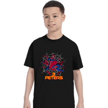 Load image into Gallery viewer, Daily_Deal_Shirts T-Shirts, Youth / XS / Black 3 Peters
