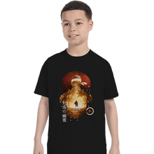 Load image into Gallery viewer, Shirts T-Shirts, Youth / Small / Black Sunset Samurai
