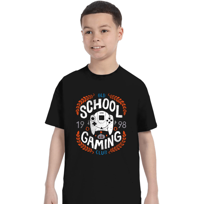 Shirts T-Shirts, Youth / XS / Black Dreamcast Gaming Club