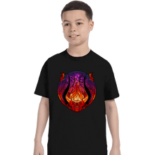 Load image into Gallery viewer, Daily_Deal_Shirts T-Shirts, Youth / XS / Black Stained Glass Darkness
