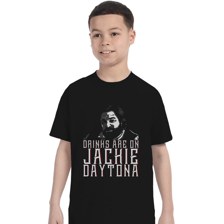 Shirts T-Shirts, Youth / Small / Black Jackie Daytona