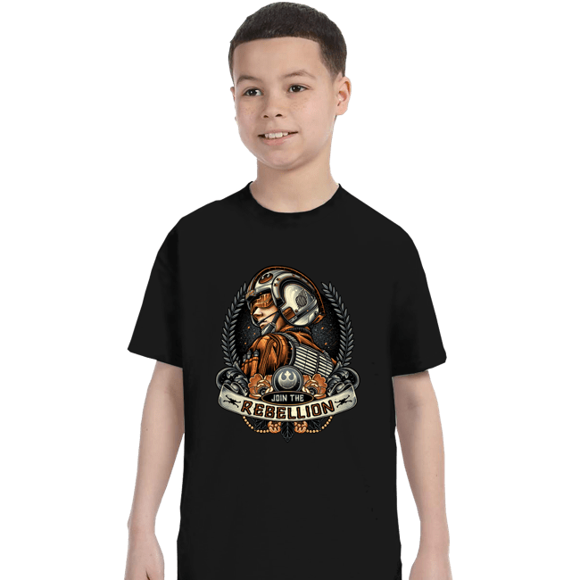 Daily_Deal_Shirts T-Shirts, Youth / XS / Black Skywalker Banner
