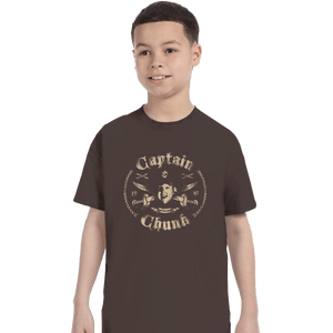 Shirts T-Shirts, Youth / XL / Dark Chocolate Captain Chunk