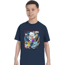 Load image into Gallery viewer, Secret_Shirts T-Shirts, Youth / XS / Navy Dragon Fight
