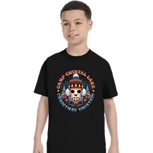 Load image into Gallery viewer, Secret_Shirts T-Shirts, Youth / XS / Black Camp Christmas
