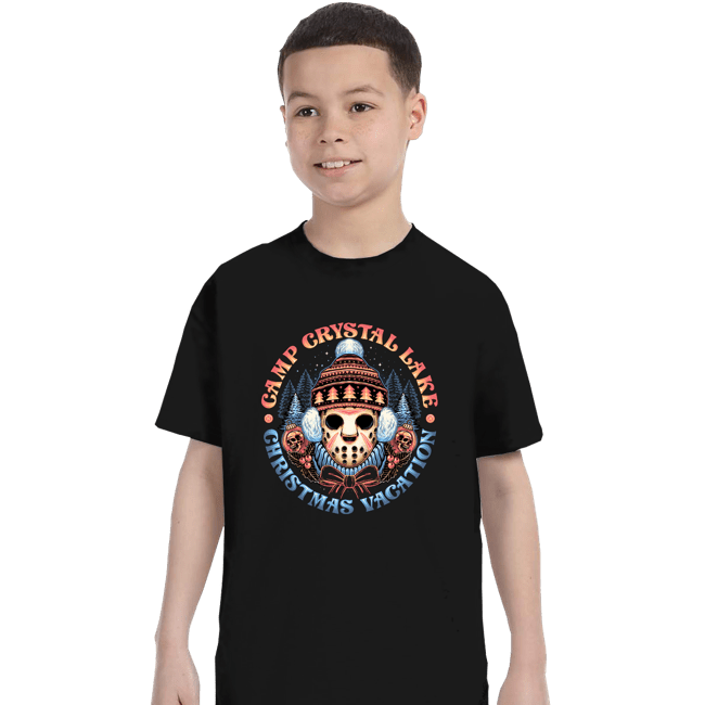 Secret_Shirts T-Shirts, Youth / XS / Black Camp Christmas