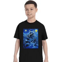 Load image into Gallery viewer, Daily_Deal_Shirts T-Shirts, Youth / XS / Black Starry Saturn
