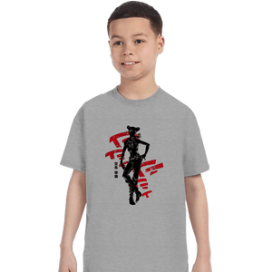 Shirts T-Shirts, Youth / XS / Sports Grey Crimson Jolyne Cujoh