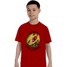 Load image into Gallery viewer, Shirts T-Shirts, Youth / XL / Red I Survived Dark Phoenix
