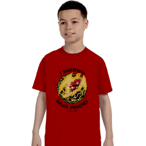 Shirts T-Shirts, Youth / XL / Red I Survived Dark Phoenix