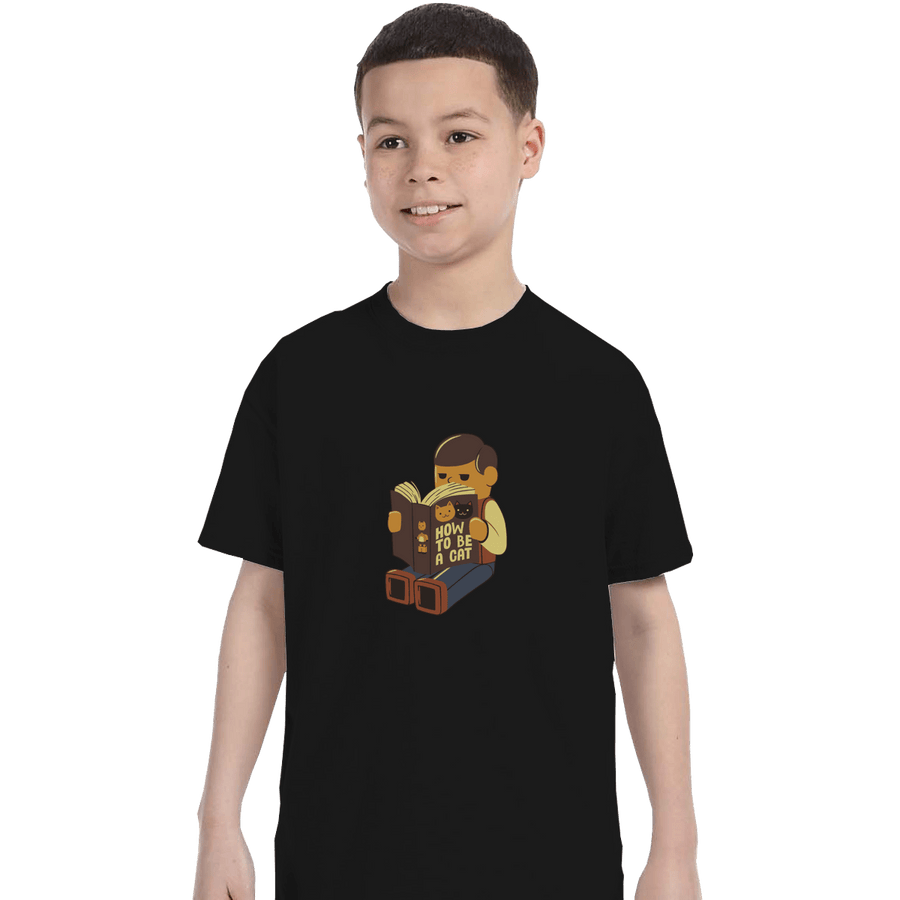 Shirts T-Shirts, Youth / XL / Black How To Be A Cat