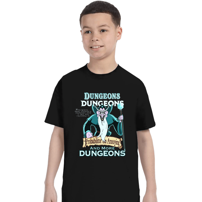 Daily_Deal_Shirts T-Shirts, Youth / XS / Black Triple D’s Probabilitor