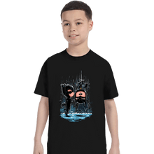 Load image into Gallery viewer, Daily_Deal_Shirts T-Shirts, Youth / XS / Black Bat Kiss
