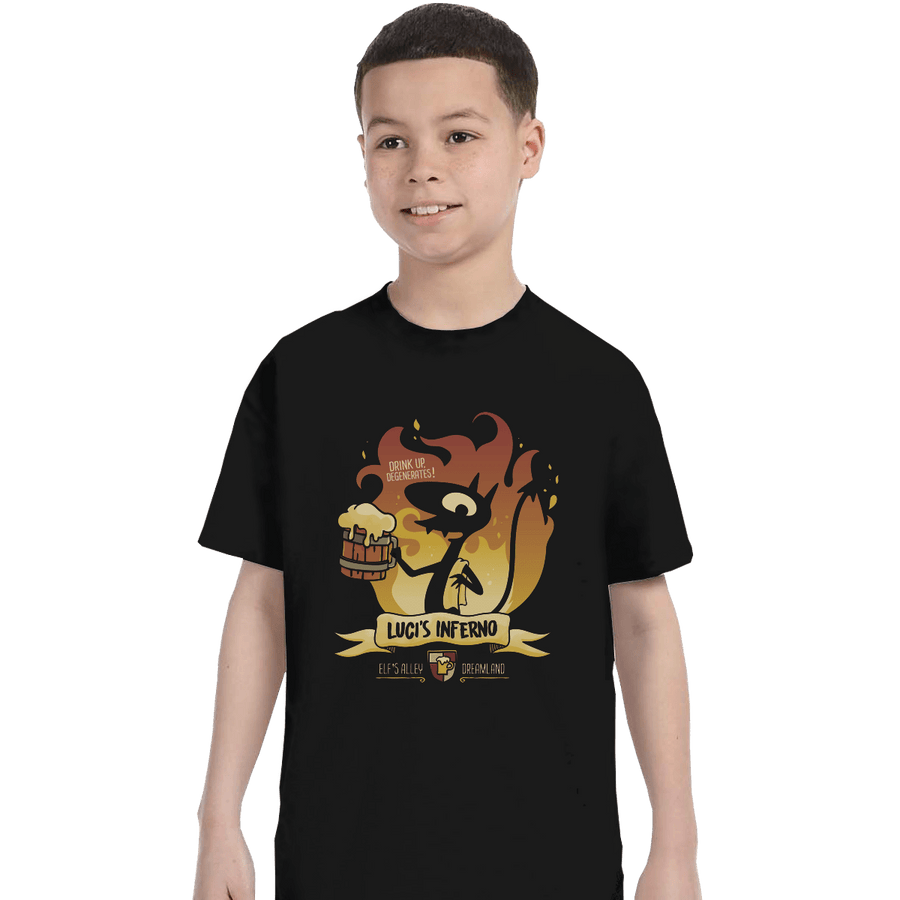 Shirts T-Shirts, Youth / XL / Black Luci's Inferno